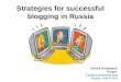 Strategies For Successful Blogging in Russia (English version)