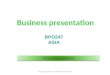 Business presentation bpo services