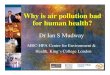 Why air pollution is bad for human health (Cities for Clean Air : London 2012)