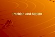 PPT Position And Motion