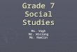 Open House - Social Studies 7