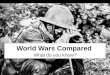 World wars compared