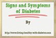Signs and Symptoms of Diabetes