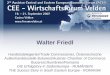 2007. Walter Friedl. Die Erfolgstory in Südosteuropa – Rumänien. CEE-Wirtschaftsforum 2007. Forum Velden