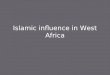 Islamic influence in west africa