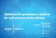 Salesforce for Government: a Platform for Multi-Purpose Service Delivery