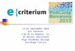 Presentaci³n e-Criterium en PodCampBarcelona 2010