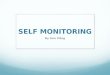 Special Education: Self-monitoring