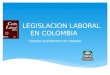 Legislacion laboral en colombia