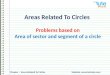 Areas related to circles - Area of sector and segment of a circle (Class 10 maths)