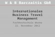 International business travel management