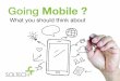 SolTech  Going mobile - What you should think about when developing your first mobile app