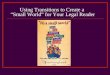 Legal Writing -- Small World