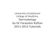 Medicine 6th year, Dermatology Tutorial (1st session)