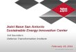Sid Saunders - JBSA - Sustainable Energy Innovation Center