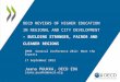 OECD Reviews Of Higher Education in Regional and City Development: Building Stronger, Fairer and Cleaner Regions – Jaana Puukka