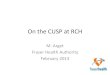 E7 Michael Arget - On the CUSP at RCH