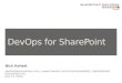 DevOps for SharePoint (What, Why, How)