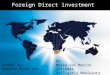 Foreighn direct Investment in India presentation