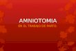 Amniotomia exposicion niñez