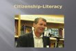 Citizenship literacy