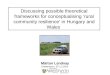 Rural Community Resilience in Hungary and Wales