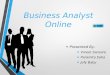 Business analyst online v3