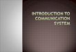 311 introduction to communication system