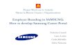 Project Work Master Risorse Umane ISTUD: Employer Branding per Samsung