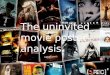 Movie poster analysis - The Uninvited