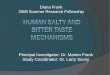 Human Salty And Bitter Taste Mechanisms
