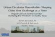 RV 2014: Urban Circulator Roundtable: Shaping Cities one Challenge at a Time