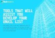 8 tools that will assist you develop your email list