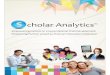 Scholar Analytics School ERP features module list brochure