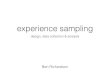Experience sampling presentation