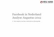 Facebook in Nederland: Analyse Augustus 2012