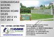 Shenandoah Estates Homes Sales Numbers Baton Rouge October 2014