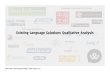 Language Learning Systems Qualitative Analysis
