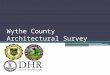Wythe County, VA Architectural Survey