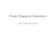 Evaluation  music magazine