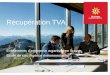 Recuperation TVA événement en Suisse. Etude de cas: Agence