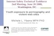Youth exposure to pornography and violent web sites