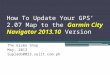 How To Update Your GPS’ 2.07 Map