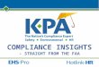Compliance Insights - Straight from the FAA