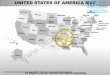 Editable vector business usa arkansas state and county powerpoint maps united states of america slides