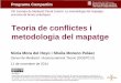 Teoria de conflictes i metodologia del mapatge. Núria Mora i Sheila Moreno