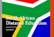 South Africa Distance Education