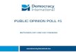Democracy International - Afghanistan Public Opinion Poll December 2013
