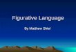 Figurative Language Matthew Shiel