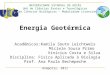 Trabalho física app biologia - Energia Geotérmica